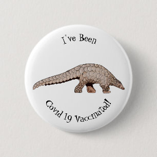 Chapa Redonda De 5 Cm Ilustracion personalizado de Pangolin