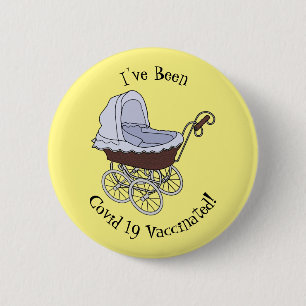 Chapa Redonda De 5 Cm Ilustracion personalizado de Stroller
