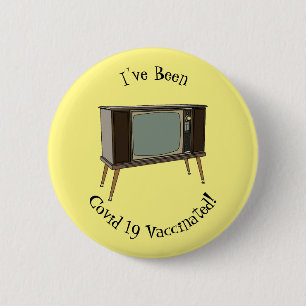 Chapa Redonda De 5 Cm Ilustracion personalizado de televisión