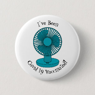 Chapa Redonda De 5 Cm Ilustracion personalizado de ventilador