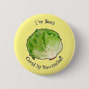 Chapa Redonda De 5 Cm Ilustracion personalizado Lettuce