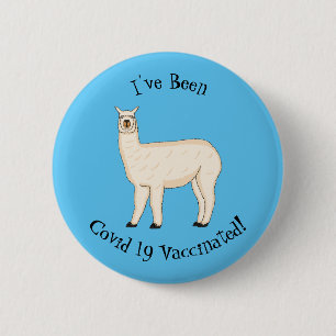Chapa Redonda De 5 Cm Ilustracion personalizado Llama