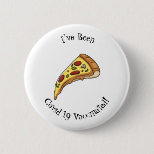 Chapa Redonda De 5 Cm Ilustracion personalizado Pizza