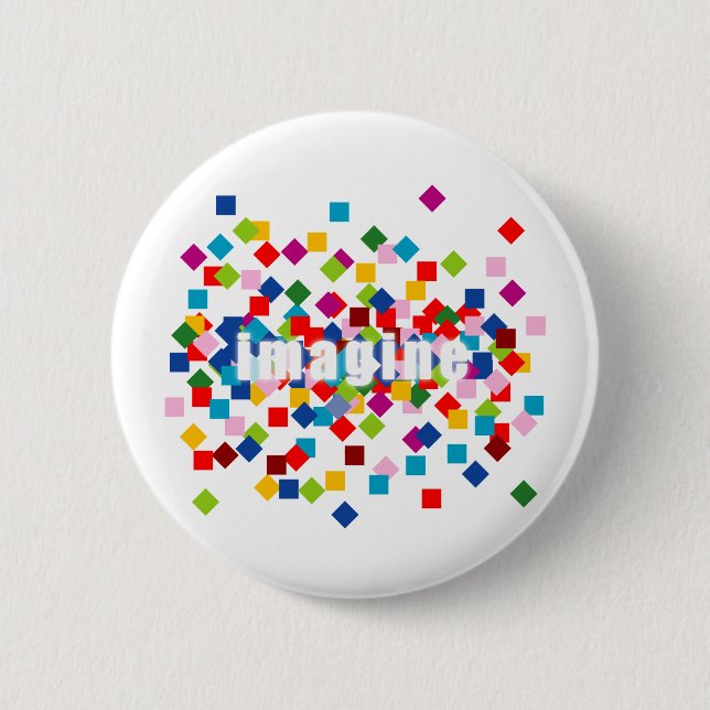 Chapa Redonda De 5 Cm Imagine_squared bkgd(K) (Anverso)