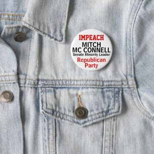 Chapa Redonda De 5 Cm Impeach Mc Connell Senate EDIT NAME