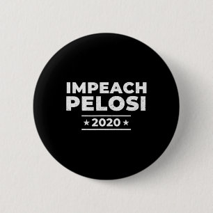 Chapa Redonda De 5 Cm Impeach Nancy Pelosi Pro Trump Shifty Schiff Ucran