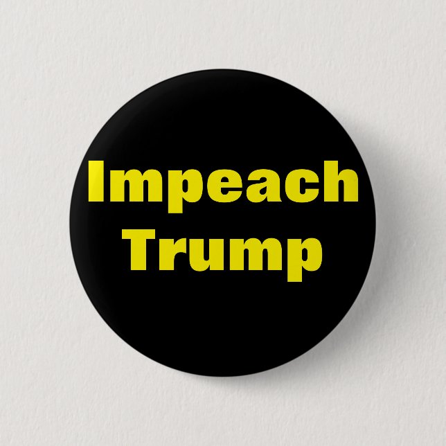 Chapa Redonda De 5 Cm Impeach trump (Anverso)