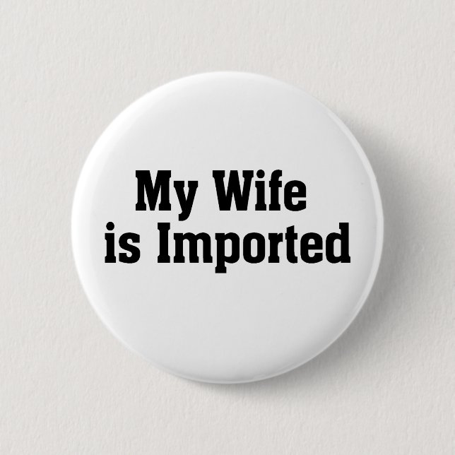 Chapa Redonda De 5 Cm Importan a mi esposa (Anverso)