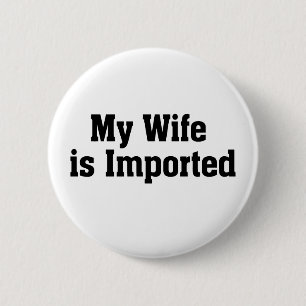 Chapa Redonda De 5 Cm Importan a mi esposa