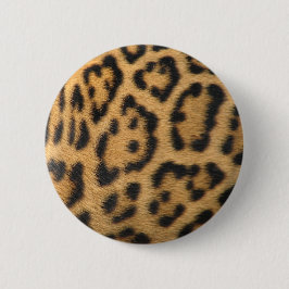 Chapa Redonda De 5 Cm Impresión de leopardo