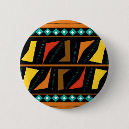 Chapa Redonda De 5 Cm Impresión tribal I