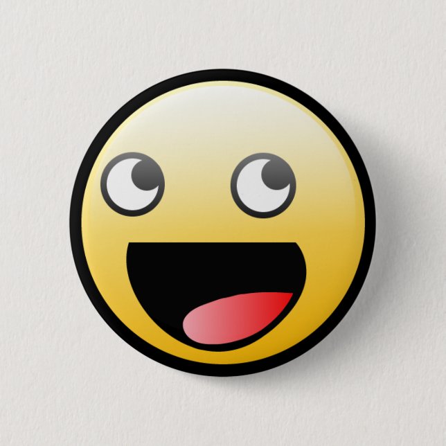 Chapa Redonda De 5 Cm Impresionante (Anverso)