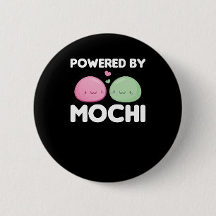 Chapa Redonda De 5 Cm Impulsado Por Mochi - Kawaii Mochi Cream Hielo