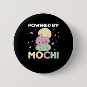 Chapa Redonda De 5 Cm Impulsado Por Mochi - Kawaii Mochi Cream Hielo