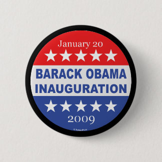 Chapa Redonda De 5 Cm Inauguración de Barack Obama