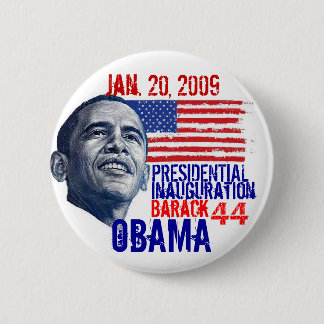 Chapa Redonda De 5 Cm Inauguración de Obama