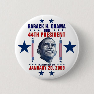 Chapa Redonda De 5 Cm Inauguración de Obama