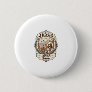 Chapa Redonda De 5 Cm Incienso de Jesús Oración Ascendente Incienso de J