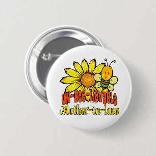 Chapa Redonda De 5 Cm Increíble suegra girasoles