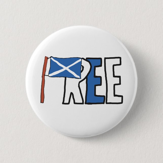 Chapa Redonda De 5 Cm Independencia escocesa Indyref2 (Anverso)