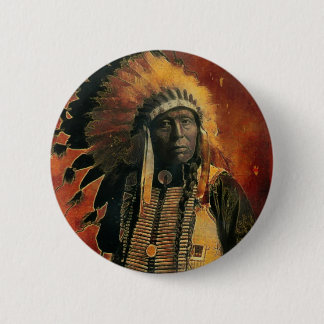 Chapa Redonda De 5 Cm Indian_Chief