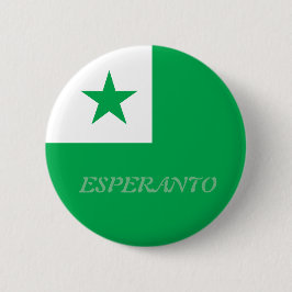 Chapa Redonda De 5 Cm Indicador de esperanto+texto,