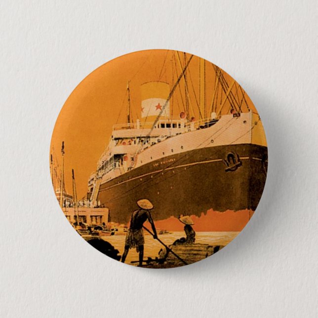 Chapa Redonda De 5 Cm Indochine Chargeurs Reunis (Anverso)