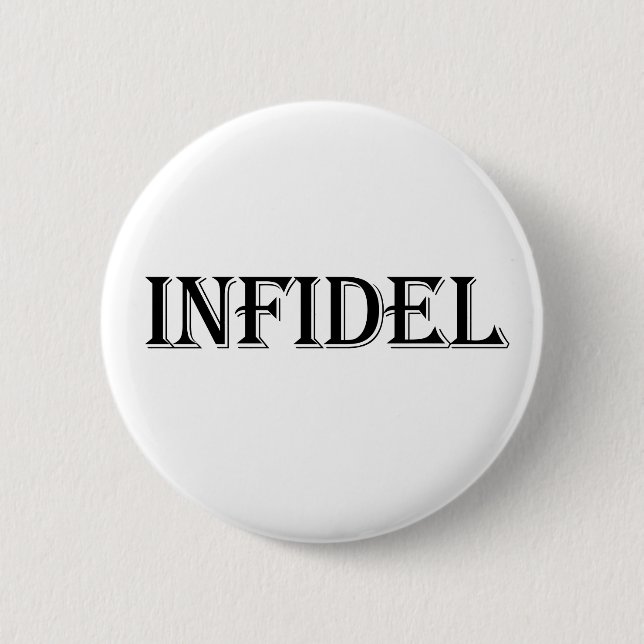 Chapa Redonda De 5 Cm Infidel (Anverso)