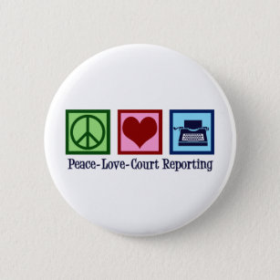 Chapa Redonda De 5 Cm Informe del Tribunal de Amor por la Paz