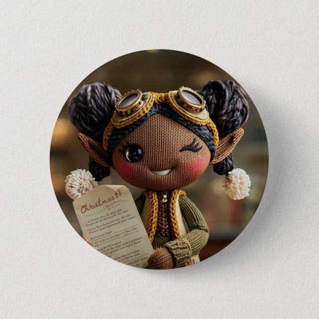 Chapa Redonda De 5 Cm Informe Oficial de Duende (Anverso)