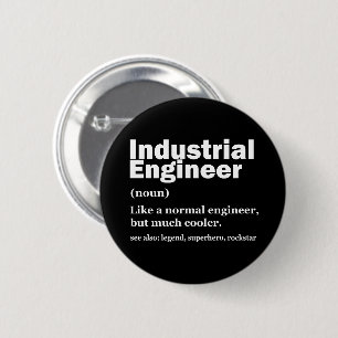 Chapa Redonda De 5 Cm Ingeniería Industrial Ingeniero Divertido
