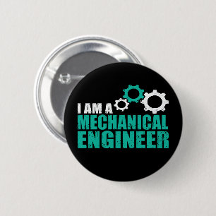 Chapa Redonda De 5 Cm Ingeniería Mecánica Ingeniero Divertido