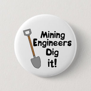 Chapa Redonda De 5 Cm Ingenieros mineros lo cavan