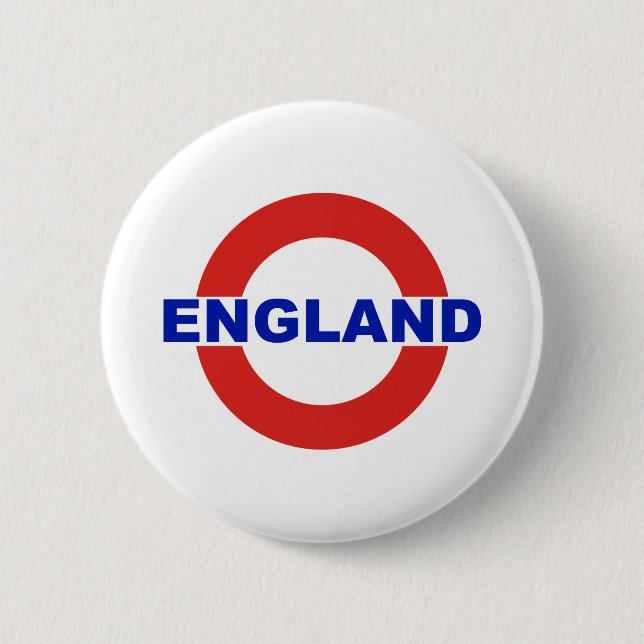 Chapa Redonda De 5 Cm Inglaterra (Anverso)