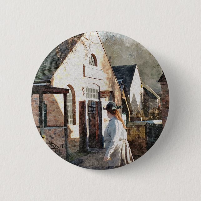 CHAPA REDONDA DE 5 CM INGLATERRA VICTORIANA (Anverso)