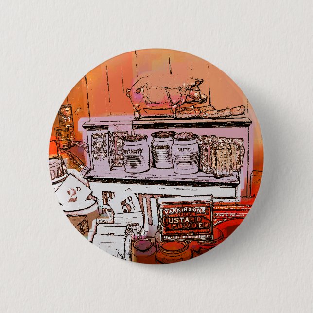 CHAPA REDONDA DE 5 CM INGLATERRA VICTORIANA (Anverso)