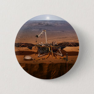 Chapa Redonda De 5 Cm Insight Lander