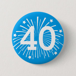 Chapa Redonda De 5 Cm Insigne personalizado de celebración de cumpleaños
