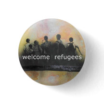 Insignia agradable de los refugiados