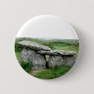Chapa Redonda De 5 Cm Insignia arqueológica formada altar de Irlanda de