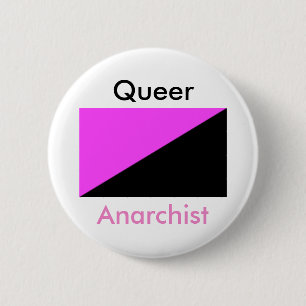 Chapa Redonda De 5 Cm Insignia arquista queer /