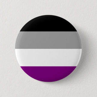Chapa Redonda De 5 Cm Insignia asexual de la bandera