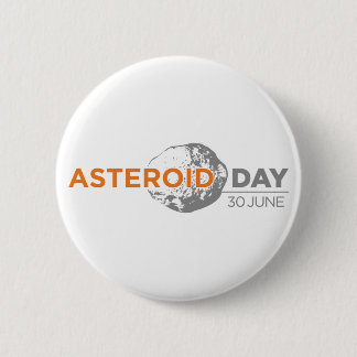 Chapa Redonda De 5 Cm Insignia asteroide del día, grande