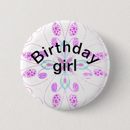 Chapa Redonda De 5 Cm Insignia de cumpleaños