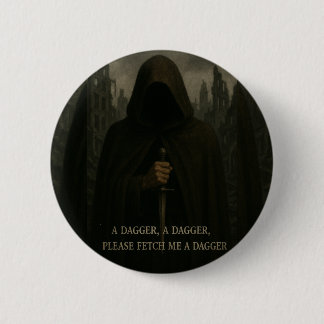 Chapa Redonda De 5 Cm insignia de dagas