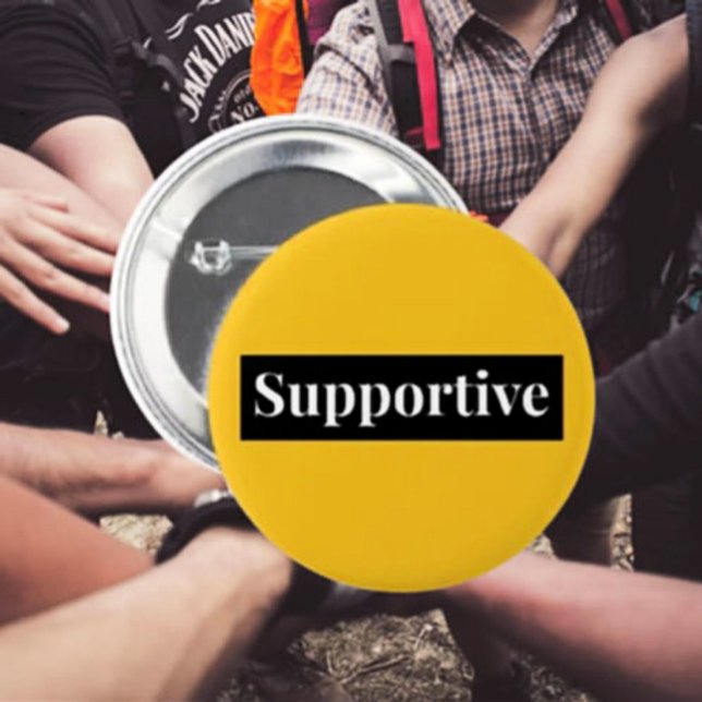 Chapa Redonda De 5 Cm Insignia de energía de apoyo (Subido por el creador)