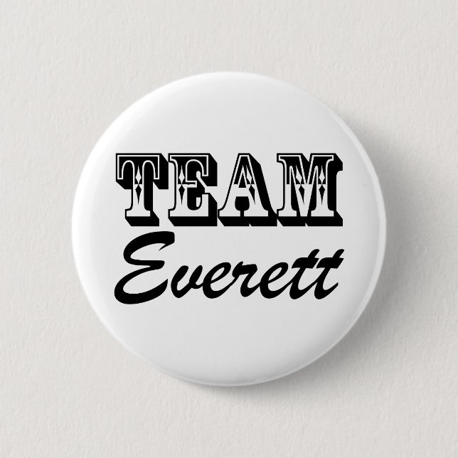 Chapa Redonda De 5 Cm Insignia de Everett del equipo (Anverso)