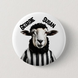 Chapa Redonda De 5 Cm Insignia de Geordie, Newcastle upon Tyne, Mascota 