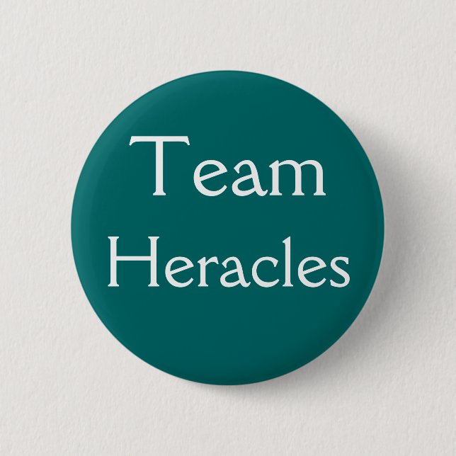 Chapa Redonda De 5 Cm Insignia de Heracles del equipo (Anverso)
