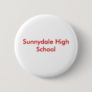 Chapa Redonda De 5 Cm Insignia de la High School secundaria de Sunnydale